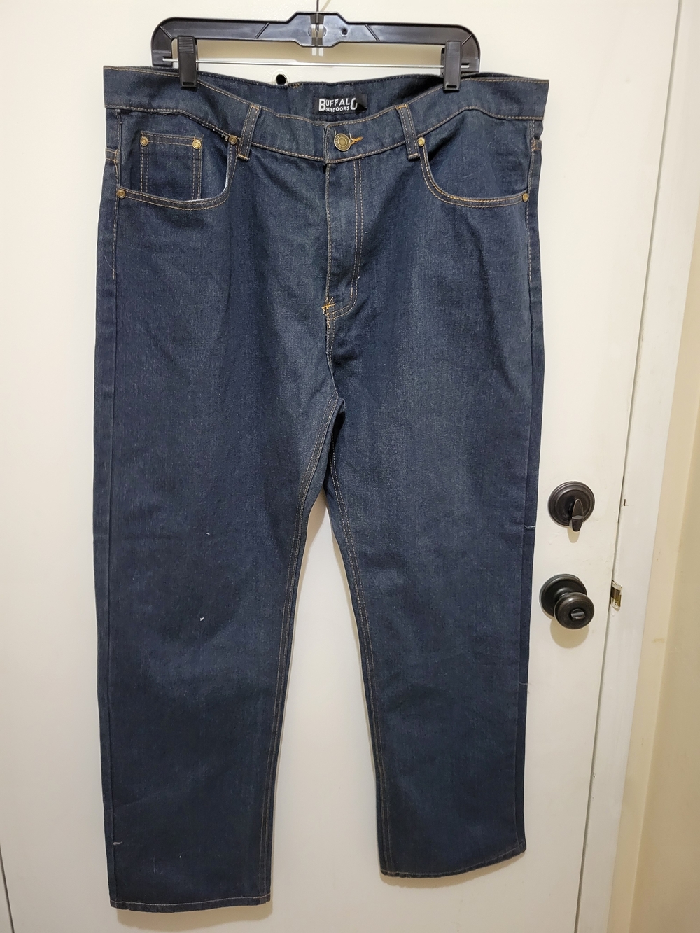 Buffalo David Bitton Men's Indigo Straight Jeans 38 x 30